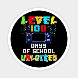 Video Gamer Student 100Th Day Teacher 100 Days Of School Kid Magnet